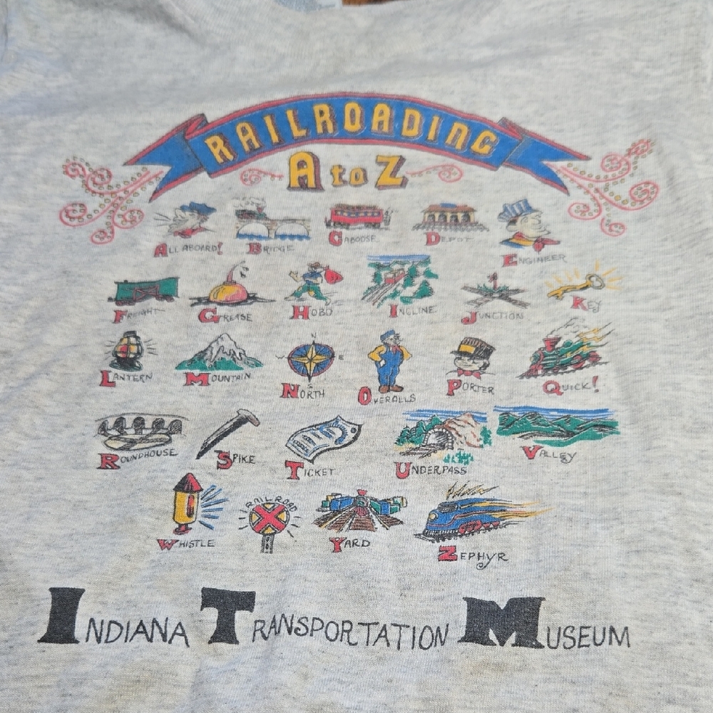 Vingage ABC Train Kids Shirt
